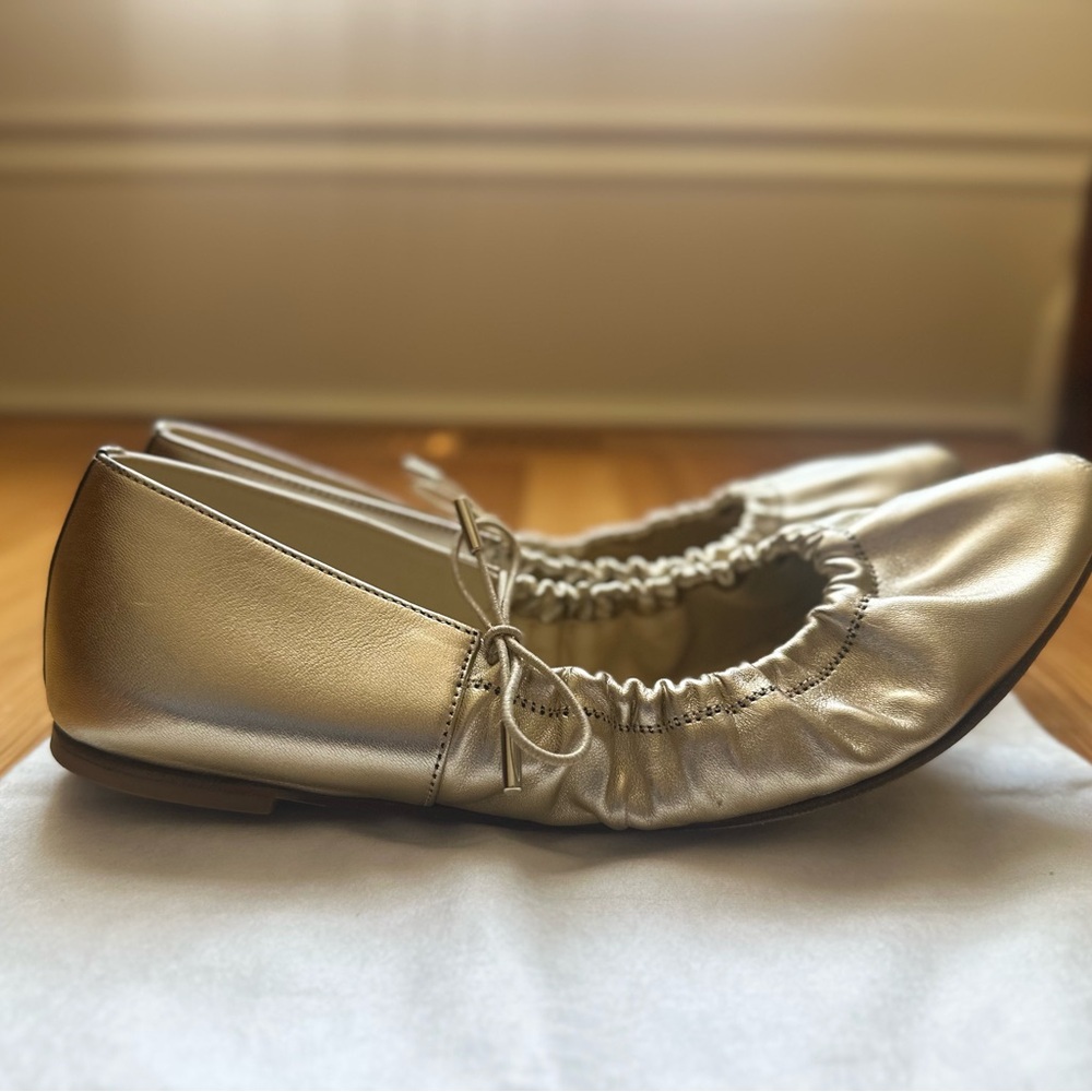 Repetto Women's Metallic Flats - Picture 4 of 7